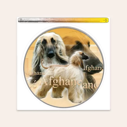 sticker afghaanse windhond